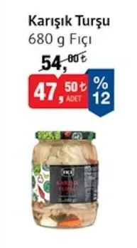 Karişik Turşu 680 G Fiçi