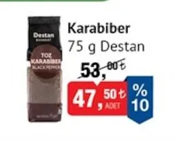 Karabiber 75 G Destan