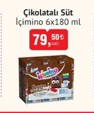 İçimino Çikolatalı Süt 6X180 Ml
