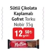 Sütlü Çikolata Kaplamalı Gofret Torku Nobir 35G