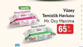 Mr. Oxy Maxima Yüzey Temizlik Havlusu 100'Lü