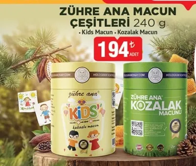 Zühre Ana Macun Çeşitleri 240 G