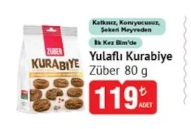 Yulaflı Kurabiye Züber 80 G