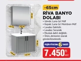 Riva Banyo Dolabı