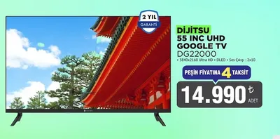 Dijitsu 55 Inç Uhd Google Tv