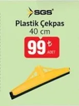 Sgs Plastik Çekpas 40 Cm
