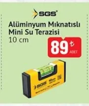 Sgs Alüminyum Mıknatıslı Mini Su Terazisi 10 Cm