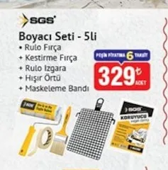 Sgs Boyacı Seti 5Li