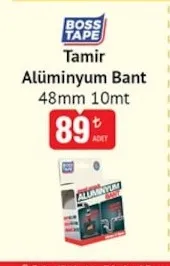 Boss Tape Tamir Alüminyum Bant 48Mm 10Mt