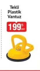 Tekli Plastik Vantuz