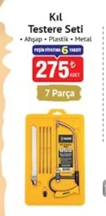 Kıl Testere Seti 7 Parça