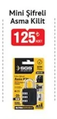 Sgs Mini Şifreli Asma Kilit