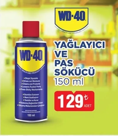 Wd-40 Yağlayici Ve Pas Sökücü 150 Ml