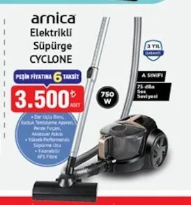 Arnica Elektrikli Süpürge Cyclone