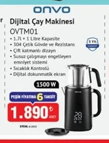 Onvo Dijital Çay Makinesi Ovtm01