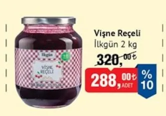 Vişne Reçeli İlkgün 2 Kg