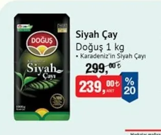 Doğuş Siyah Çay 1 Kg