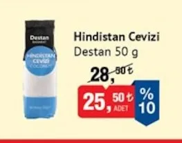 Hindistan Cevizi Destan 50 G