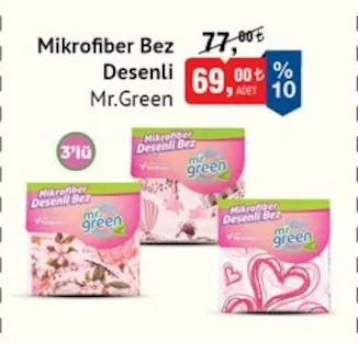 Mikrofiber Bez Desenli Mr.Green