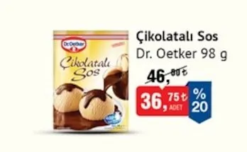 Çikolatalı Sos Dr. Oetker 98 G