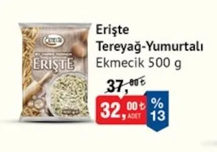 Erişte Tereyağ-Yumurtalı Ekmecik 500 G