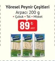 Yöresel Peynir Çeşitleri Arpacı 200 G
