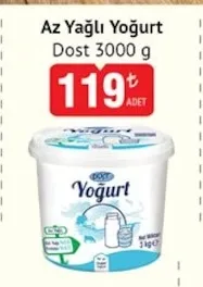 Az Yağlı Yoğurt Dost 3000 G