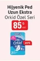 Hijyenik Ped Uzun Ekstra Orkid Özel Seri