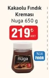 Kakaolu Fındık Kreması Nuga 650 G