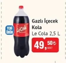 Gazlı İçecek Kola Le Cola 2,5 L
