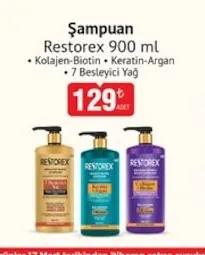 Şampuan Restorex 900 Ml