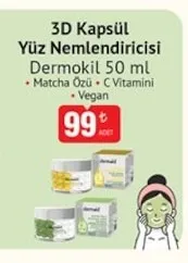 3D Kapsül Yüz Nemlendiricisi Dermokil 50 Ml