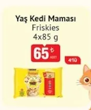 Yaş Kedi Maması Friskies 4X85 G
