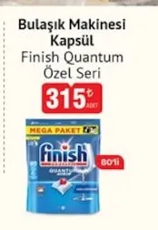 Bulaşık Makinesi Kapsül Finish Quantum Özel Seri 80'Li