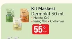 Kil Maskesi Dermokil 30 Ml