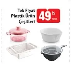 Tek Fiyat Plastik Ürün Çeşitleri
