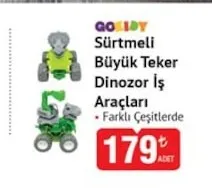 Sürtmeli Büyük Teker Dinozor Iş Araçları
