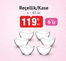 Reçellik/Kase 6'Lı