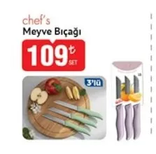 Chef'S Meyve Bıçağı 3'Lü