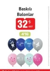 Baskılı Balonlar