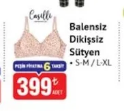 Balensiz Dikişsiz Sütyen