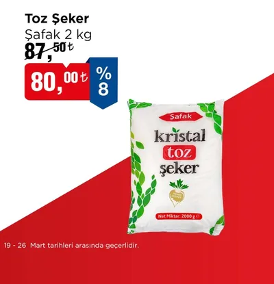 Toz Şeker Şafak 2 Kg