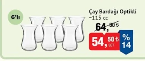 Çay Bardağı Optikli