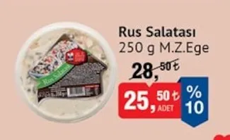 Rus Salatası 250 G M.Z.Ege