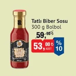Tatlı Biber Sosu 300 G Bolbol