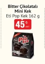 Bitter Çikolatalı Mini Kek Eti Pop Kek 162 G