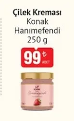 Çilek Kreması Konak Hanımefendi 250 G