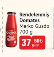 Rendelenmiş Domates Merko Gusdo 700 G