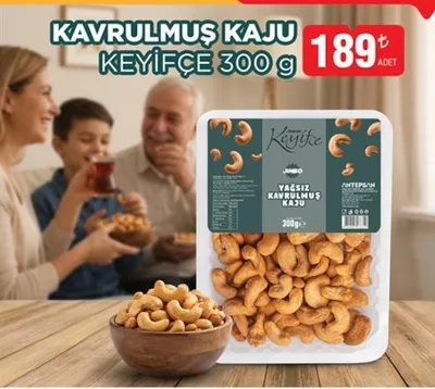 Kavrulmuş Kaju Keyifçe 300 G