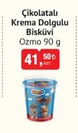 Çikolatalı Krema Dolgulu Bisküvi Ozmo 90 G